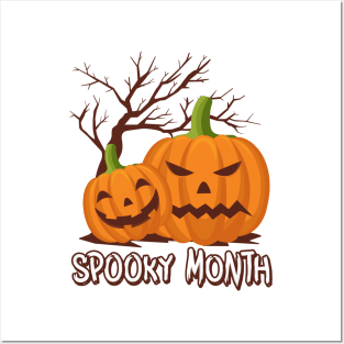 spooky month Posters and Art